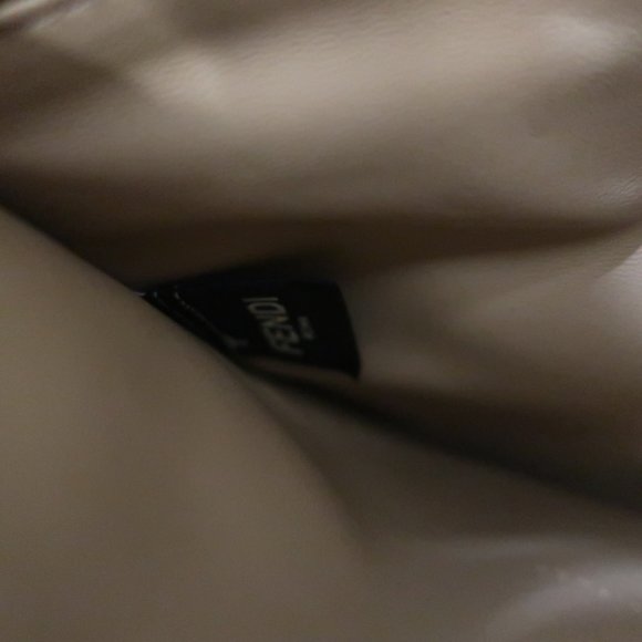 FENDI PEEKABOO X-LITE MEDIUM TOTE BROWN LEATHER SHOULDER BAG NEW - Picture 12 of 16